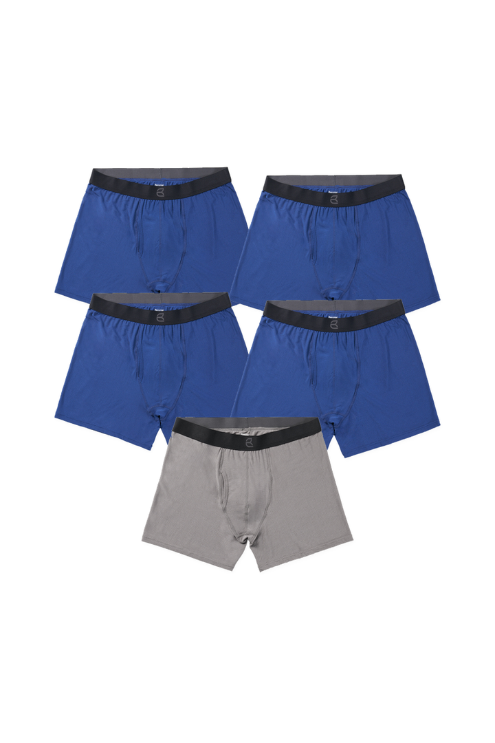 5-Pack Men's Mesh Modal All-Day 2nd Skin Boxer Brief