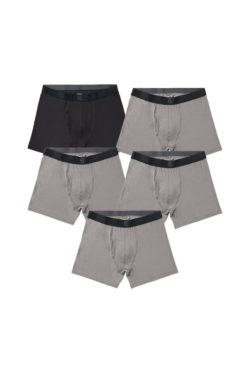 5-Pack Men's Mesh Modal All-Day 2nd Skin Boxer Brief