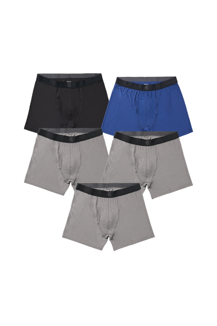 5-Pack Men's Mesh Modal All-Day 2nd Skin Boxer Brief