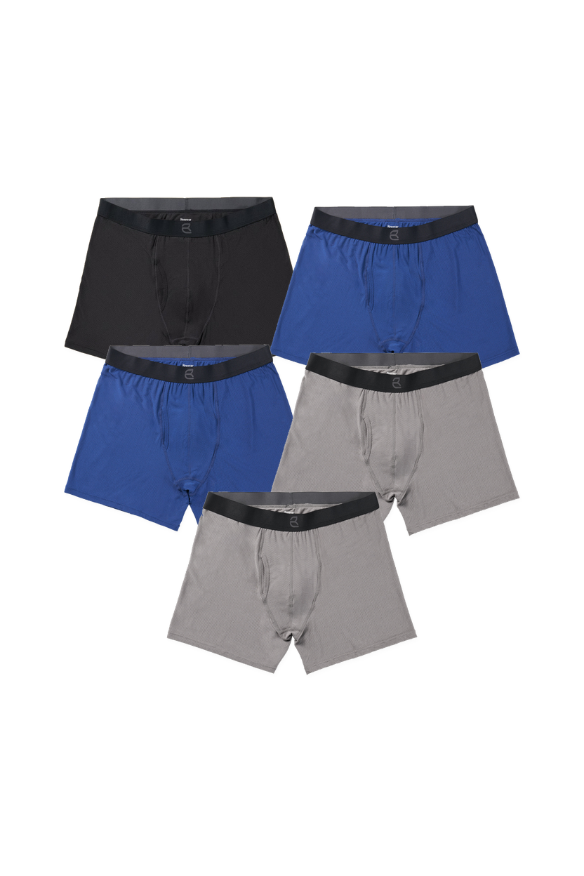 5-Pack Men's Mesh Modal All-Day 2nd Skin Boxer Brief