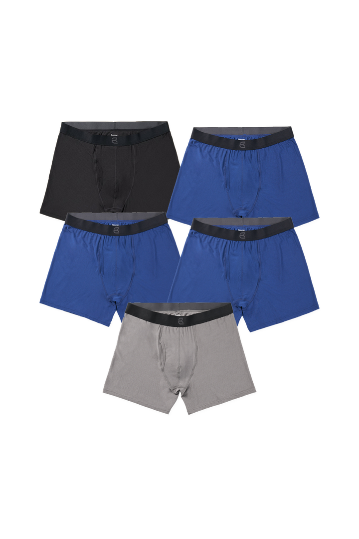 5-Pack Men's Mesh Modal All-Day 2nd Skin Boxer Brief