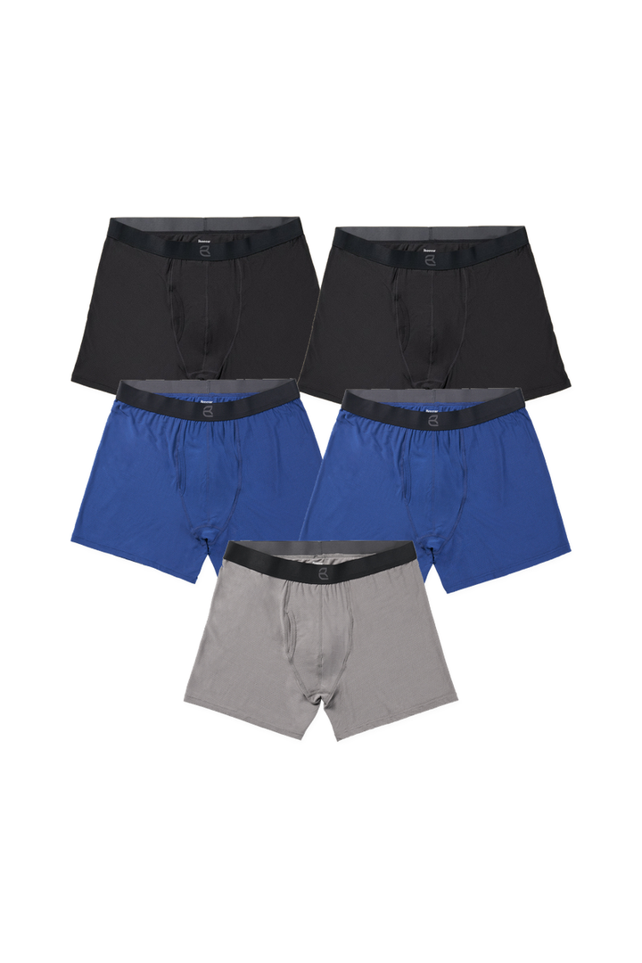 5-Pack Men's Mesh Modal All-Day 2nd Skin Boxer Brief