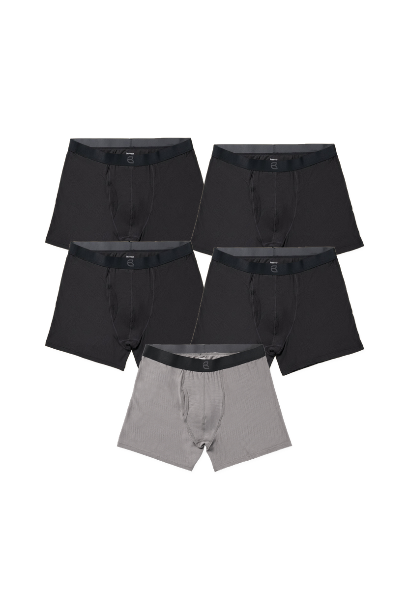 5-Pack Men's Mesh Modal All-Day 2nd Skin Boxer Brief