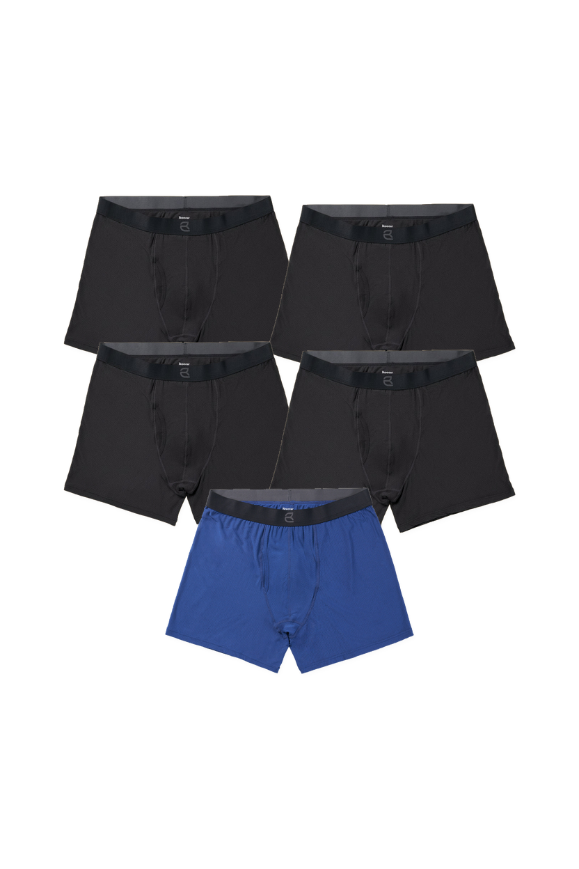 5-Pack Men's Mesh Modal All-Day 2nd Skin Boxer Brief
