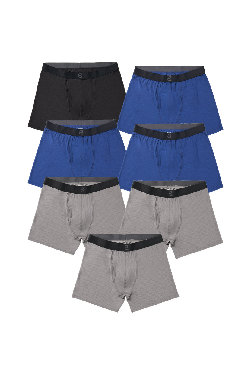 7-Pack Men's Mesh Modal All-Day 2nd Skin Boxer Brief