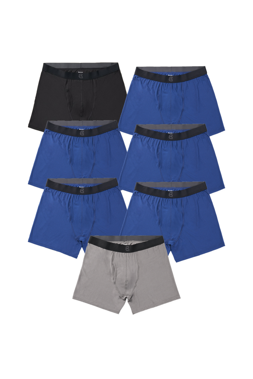 7-Pack Men's Mesh Modal All-Day 2nd Skin Boxer Brief