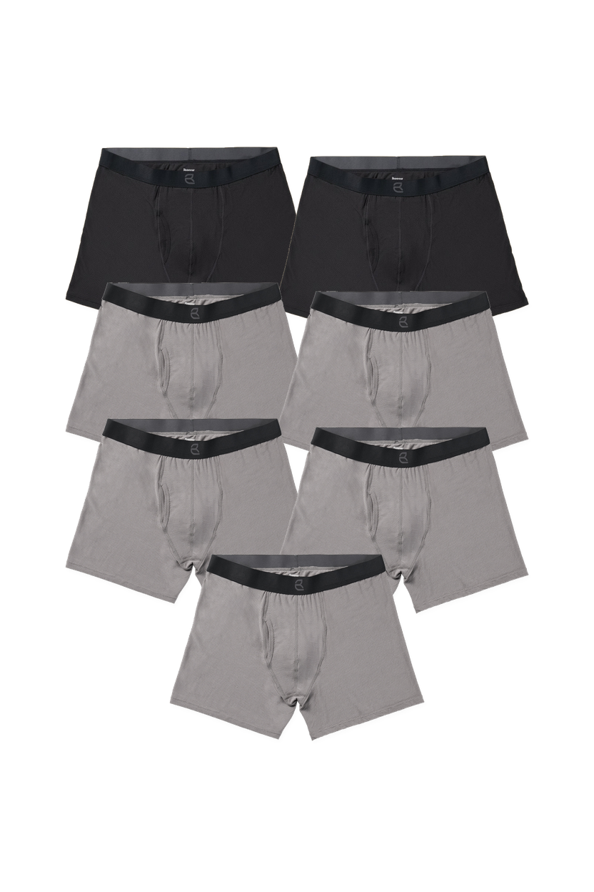 7-Pack Men's Mesh Modal All-Day 2nd Skin Boxer Brief