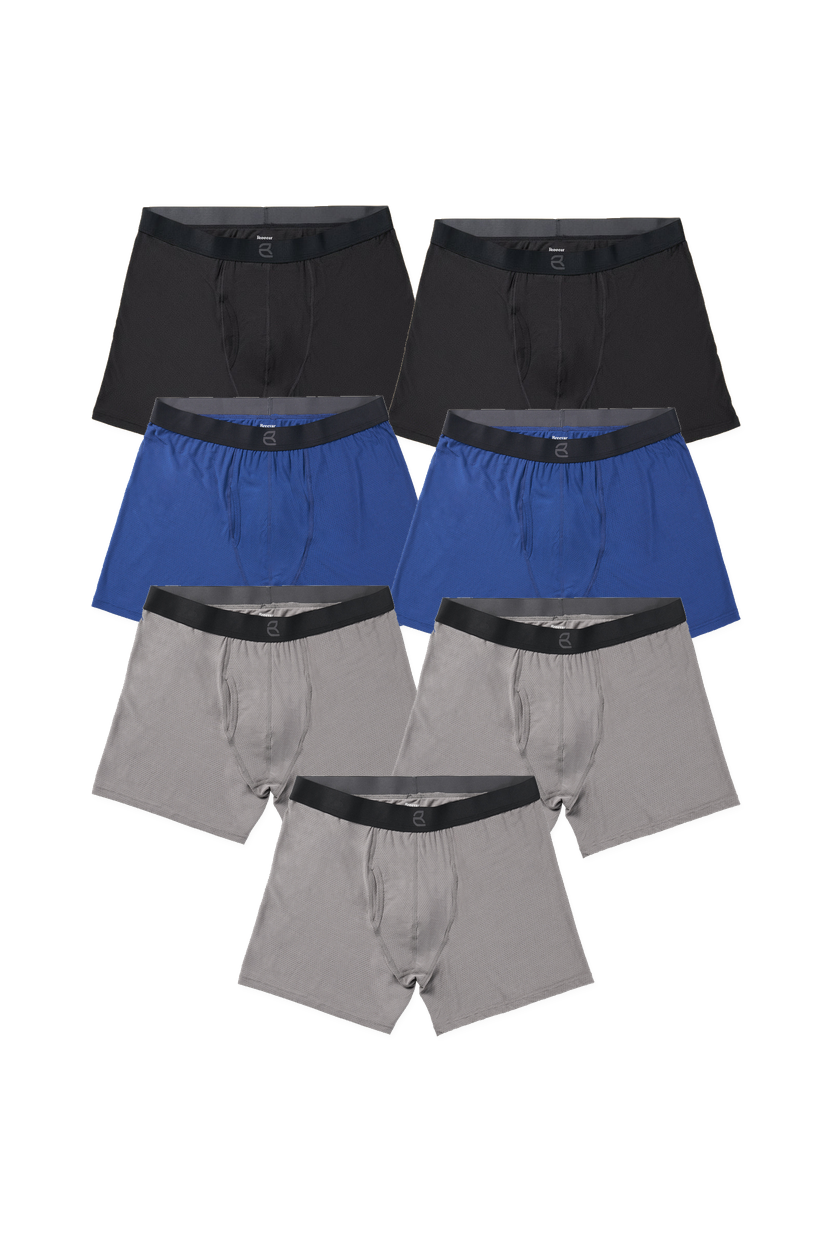 7-Pack Men's Mesh Modal All-Day 2nd Skin Boxer Brief