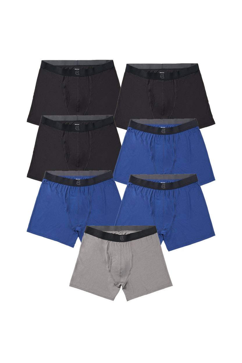 7-Pack Men's Mesh Modal All-Day 2nd Skin Boxer Brief
