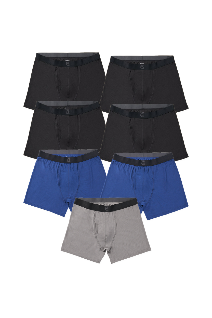 7-Pack Men's Mesh Modal All-Day 2nd Skin Boxer Brief