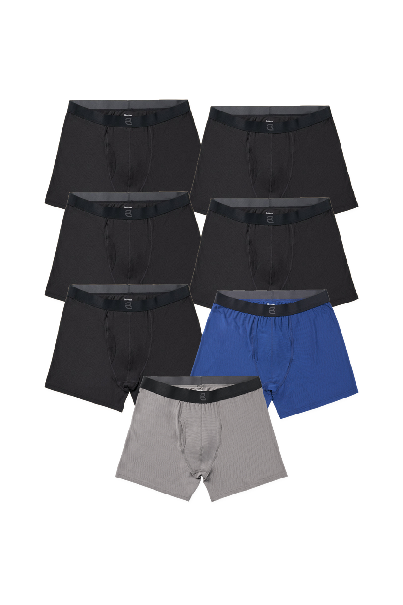 7-Pack Men's Mesh Modal All-Day 2nd Skin Boxer Brief