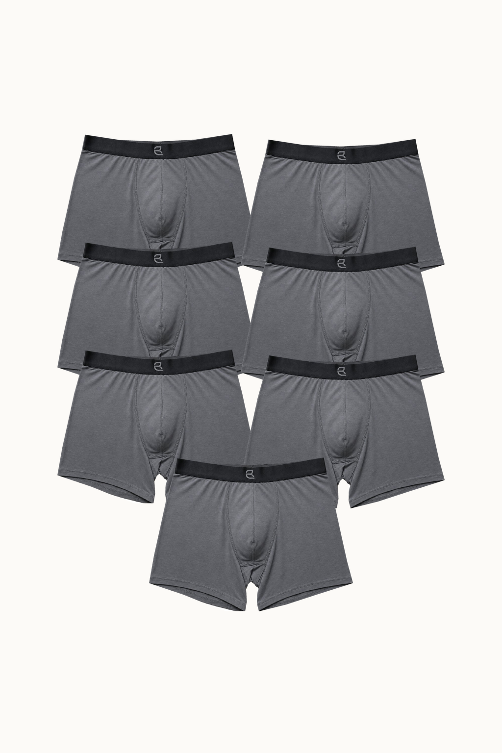 7-Pack Men's Modal Boxer Briefs – Ultra-Soft & Breathable Modal Underwear (60s Fine Yarn) | S–2XL
