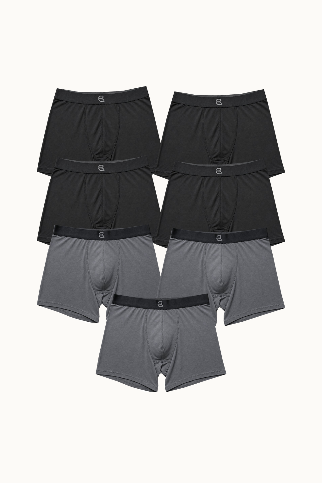 7-Pack Men's Modal Boxer Briefs – Ultra-Soft & Breathable Modal Underwear (60s Fine Yarn) | S–2XL