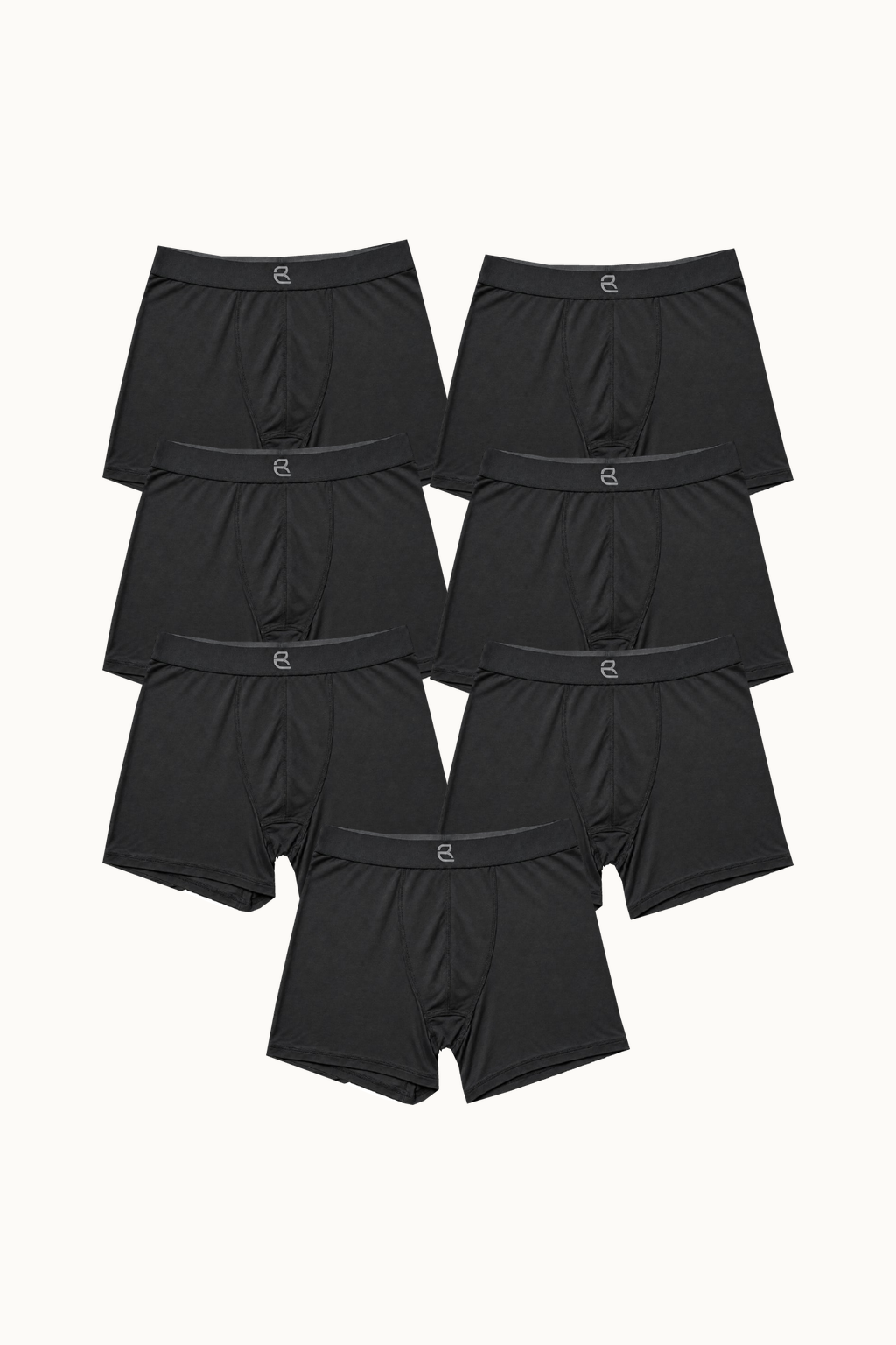 7-Pack Men's Modal Boxer Briefs – Ultra-Soft & Breathable Modal Underwear (60s Fine Yarn) | S–2XL