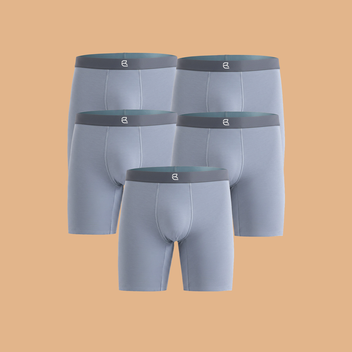 5-Pack Men's Modal Performance Long Boxer Brief