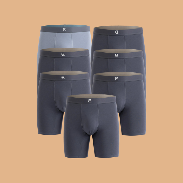 7-Pack Men's Modal Performance Long Boxer Brief