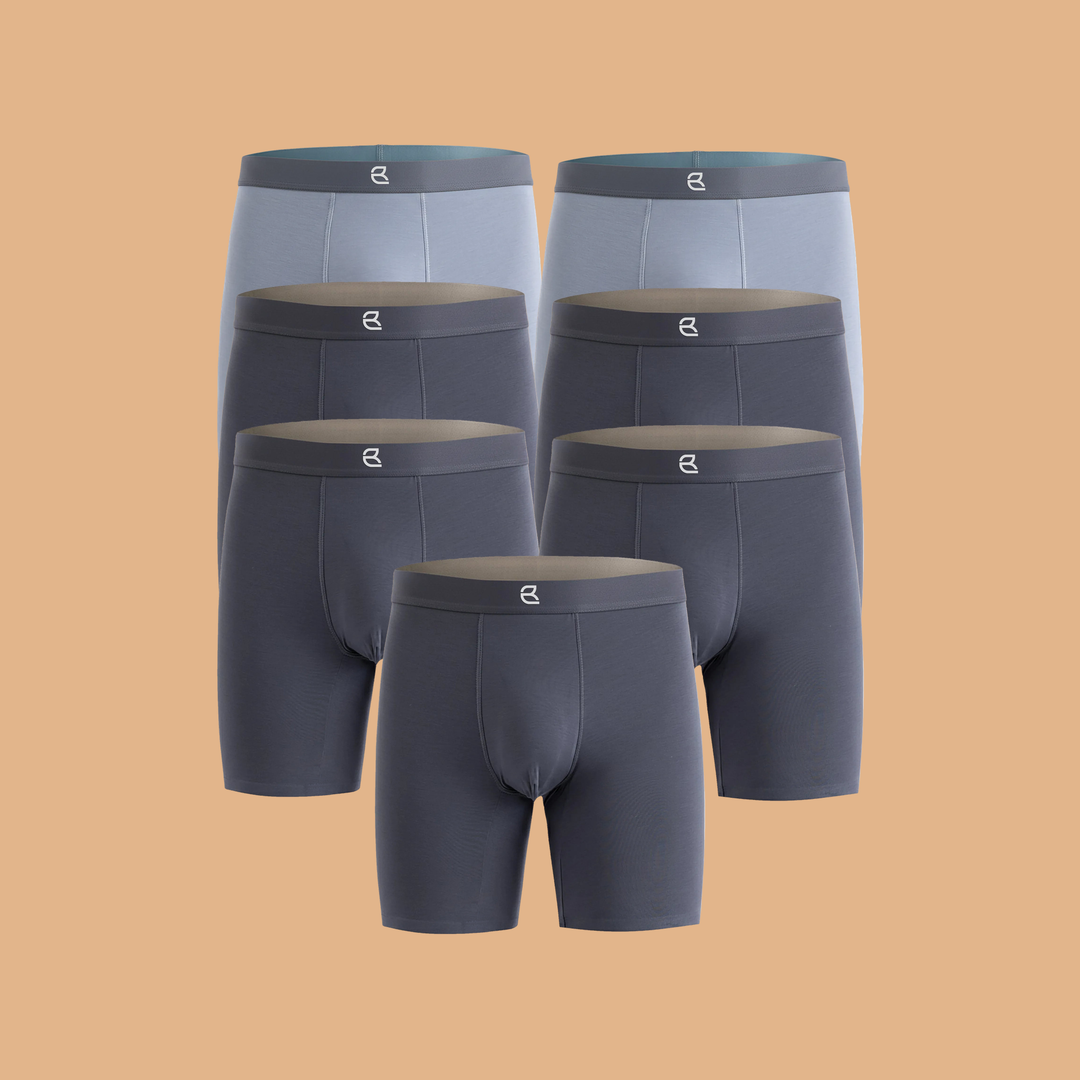 7-Pack Men's Modal Performance Long Boxer Brief