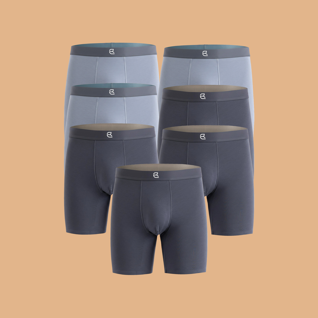 7-Pack Men's Modal Performance Long Boxer Brief