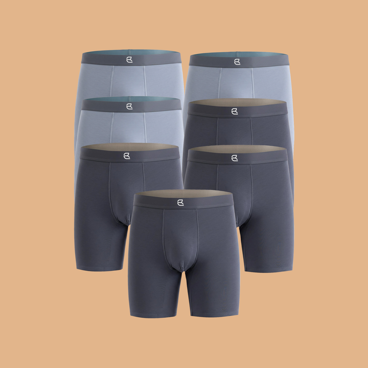 7-Pack Men's Modal Performance Long Boxer Brief