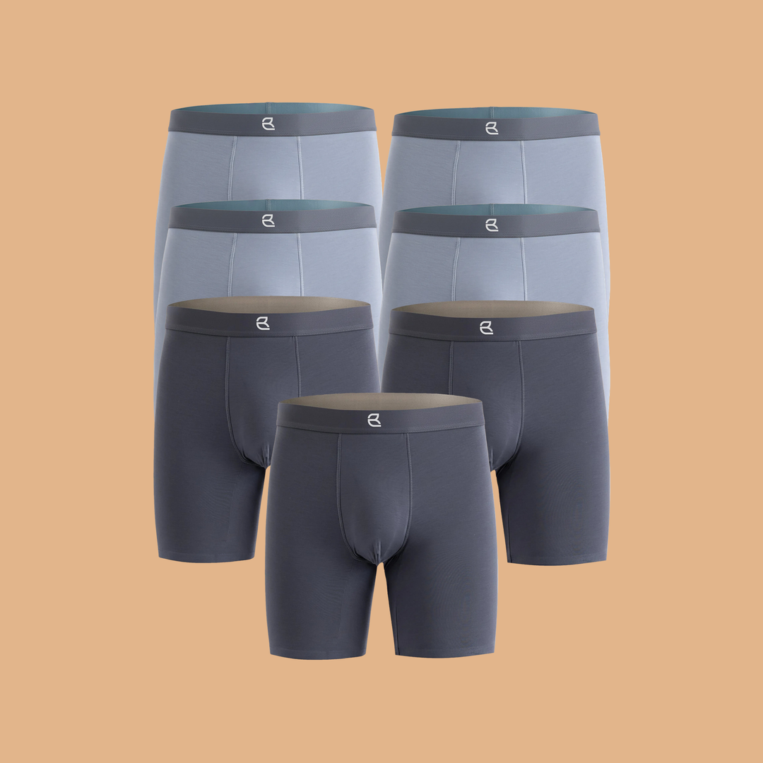 7-Pack Men's Modal Performance Long Boxer Brief