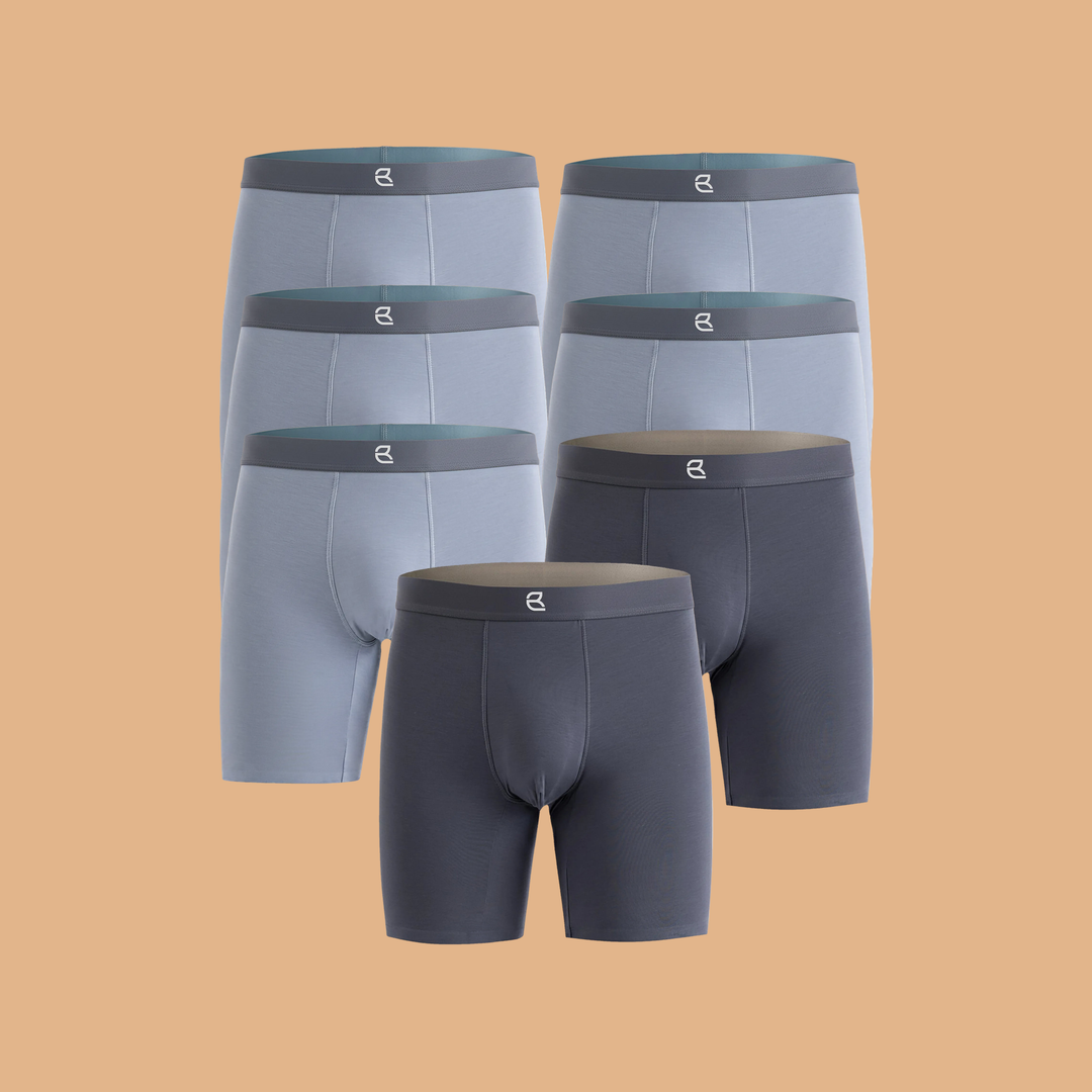 7-Pack Men's Modal Performance Long Boxer Brief