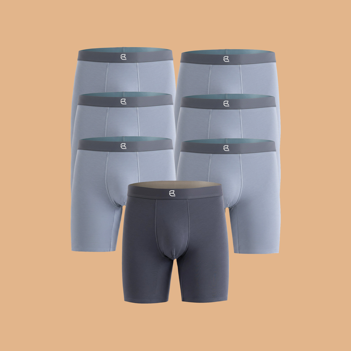 7-Pack Men's Modal Performance Long Boxer Brief