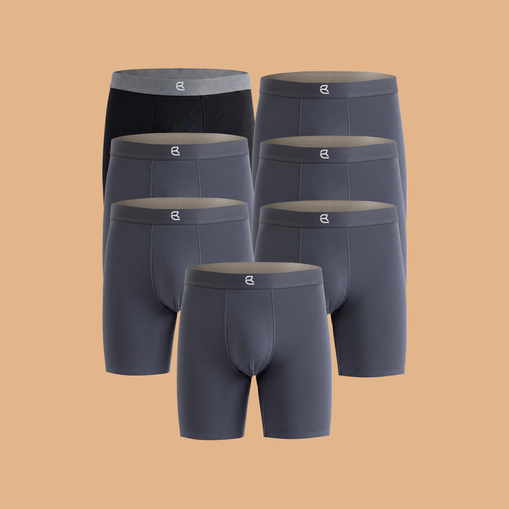 7-Pack Men's Modal Performance Long Boxer Brief