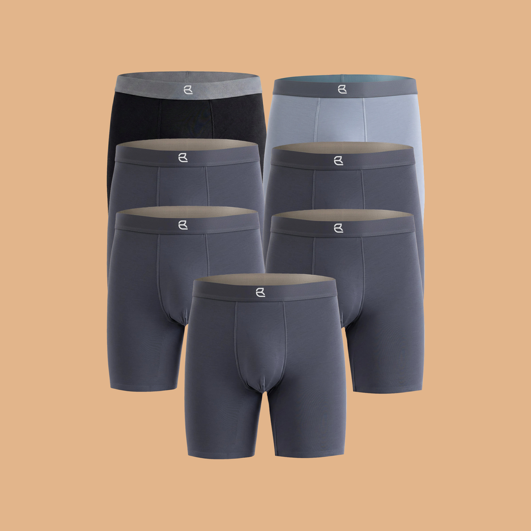 7-Pack Men's Modal Performance Long Boxer Brief
