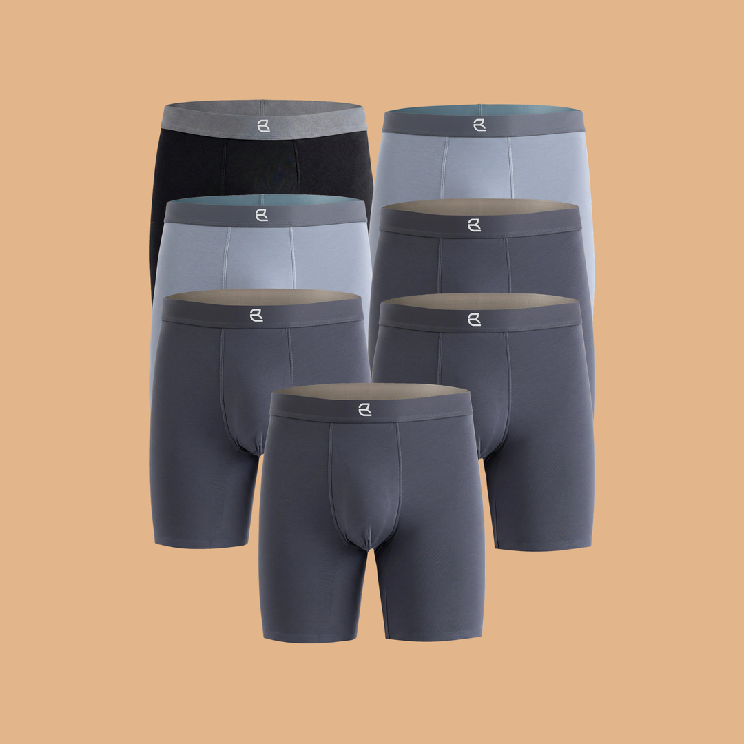 7-Pack Men's Modal Performance Long Boxer Brief