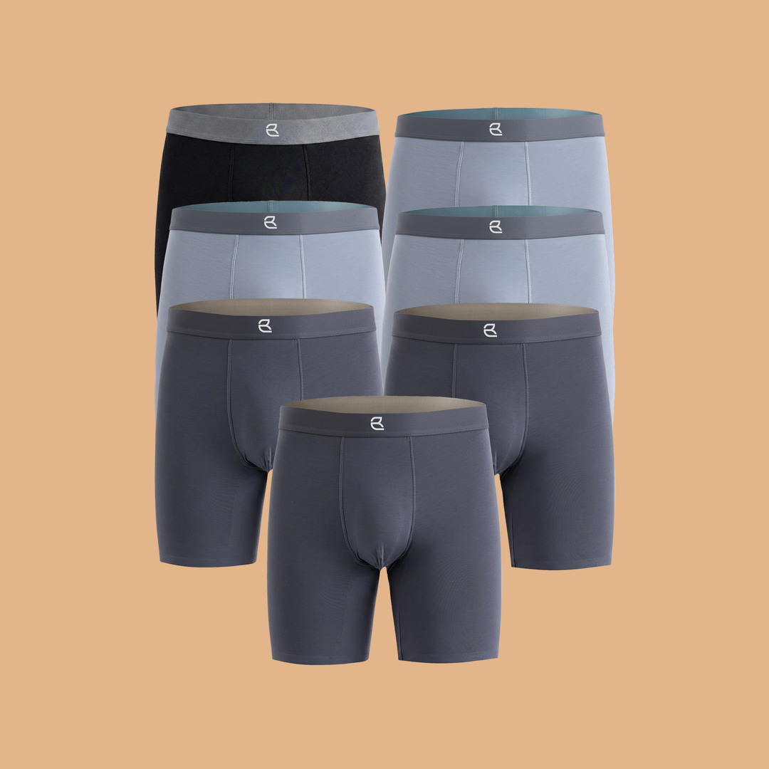 7-Pack Men's Modal Performance Long Boxer Brief