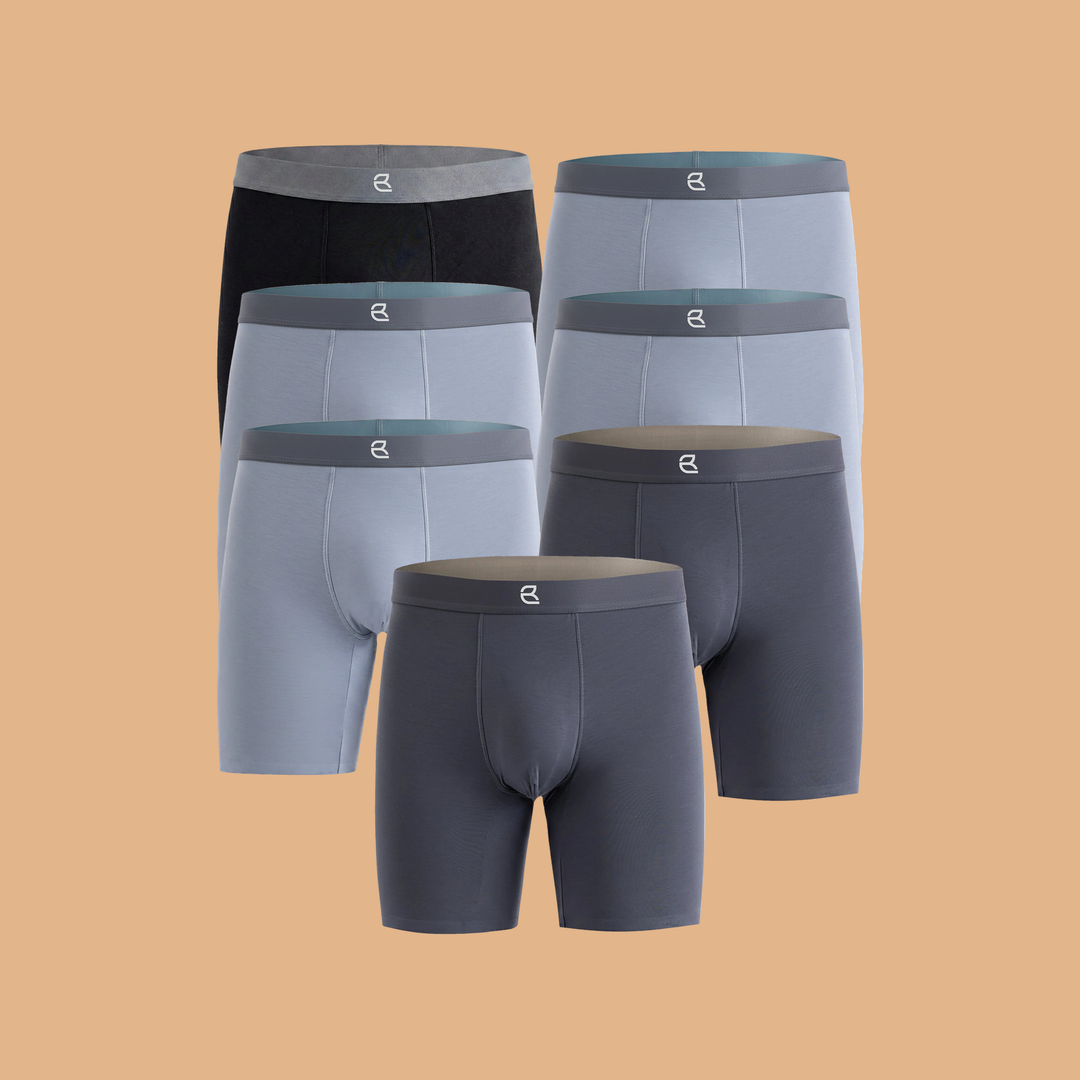 7-Pack Men's Modal Performance Long Boxer Brief