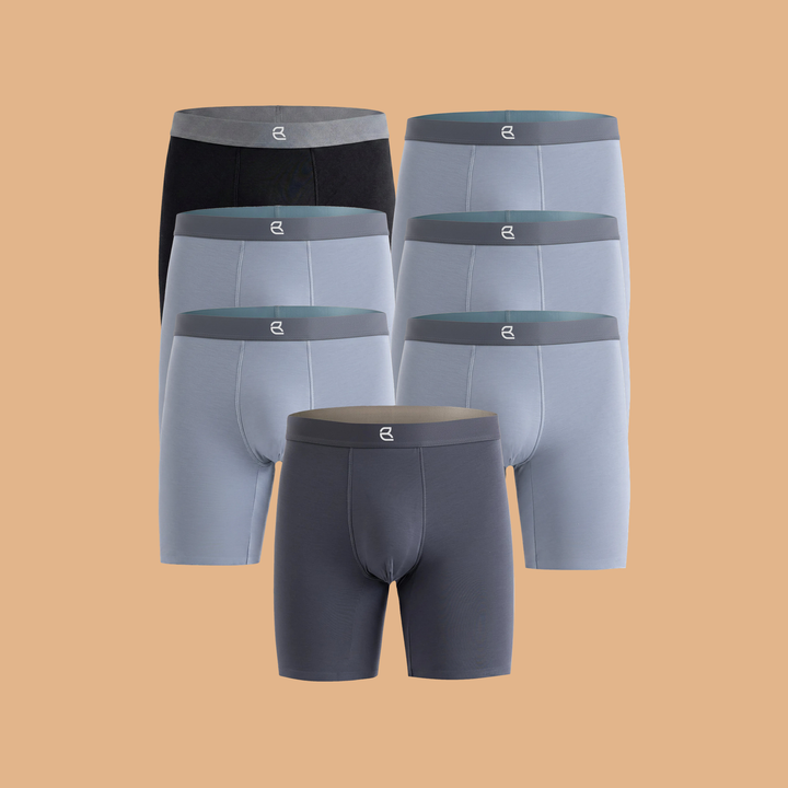 7-Pack Men's Modal Performance Long Boxer Brief