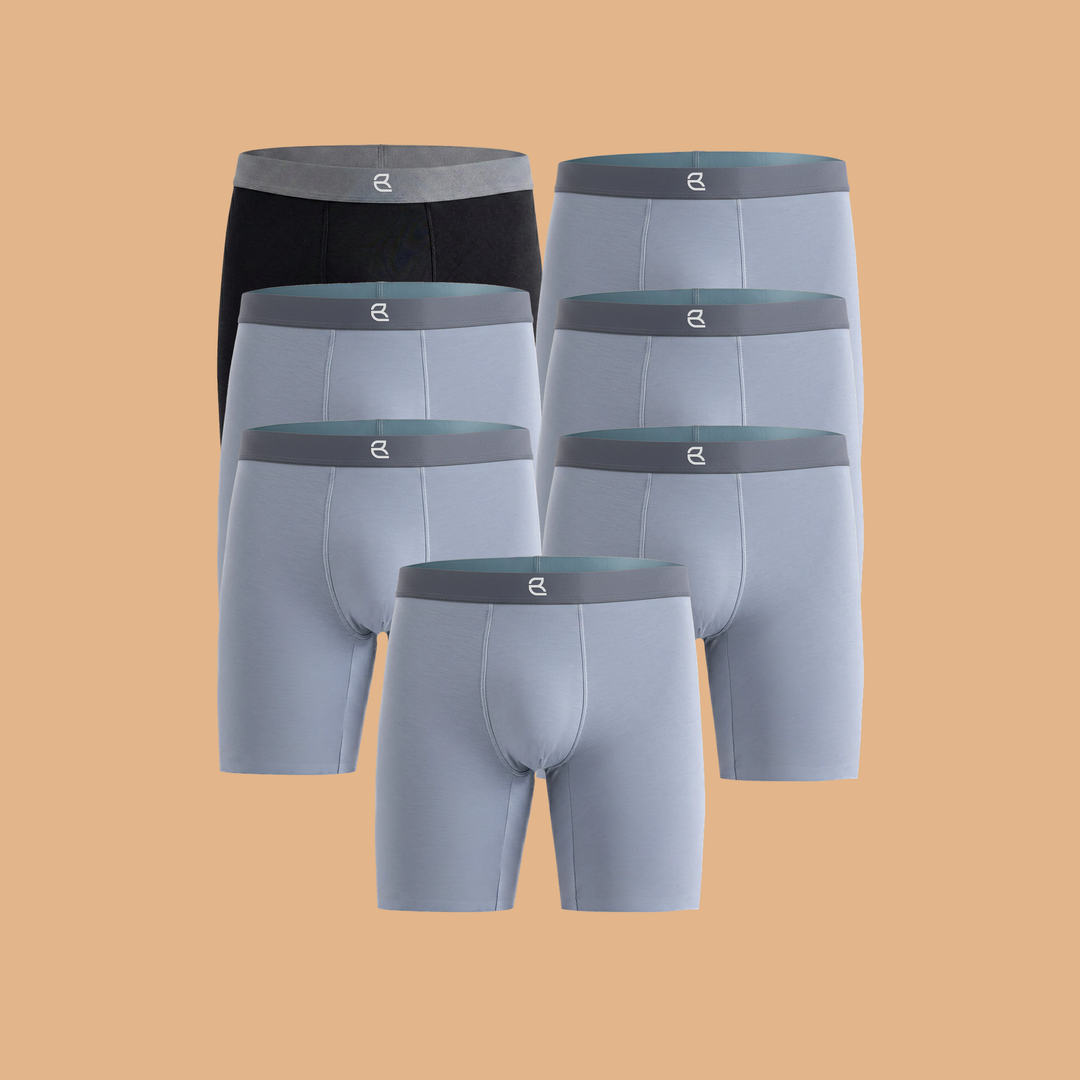 7-Pack Men's Modal Performance Long Boxer Brief