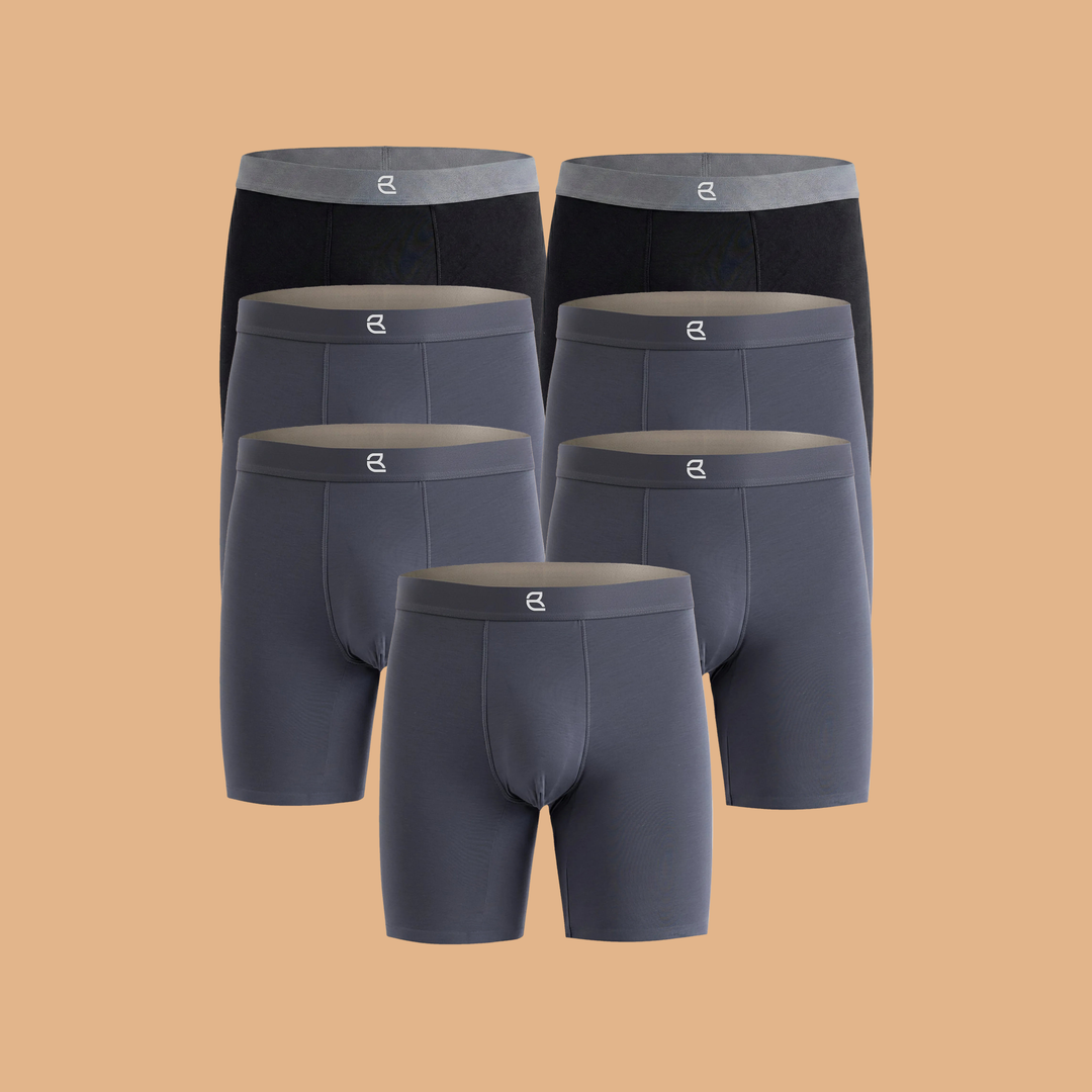 7-Pack Men's Modal Performance Long Boxer Brief