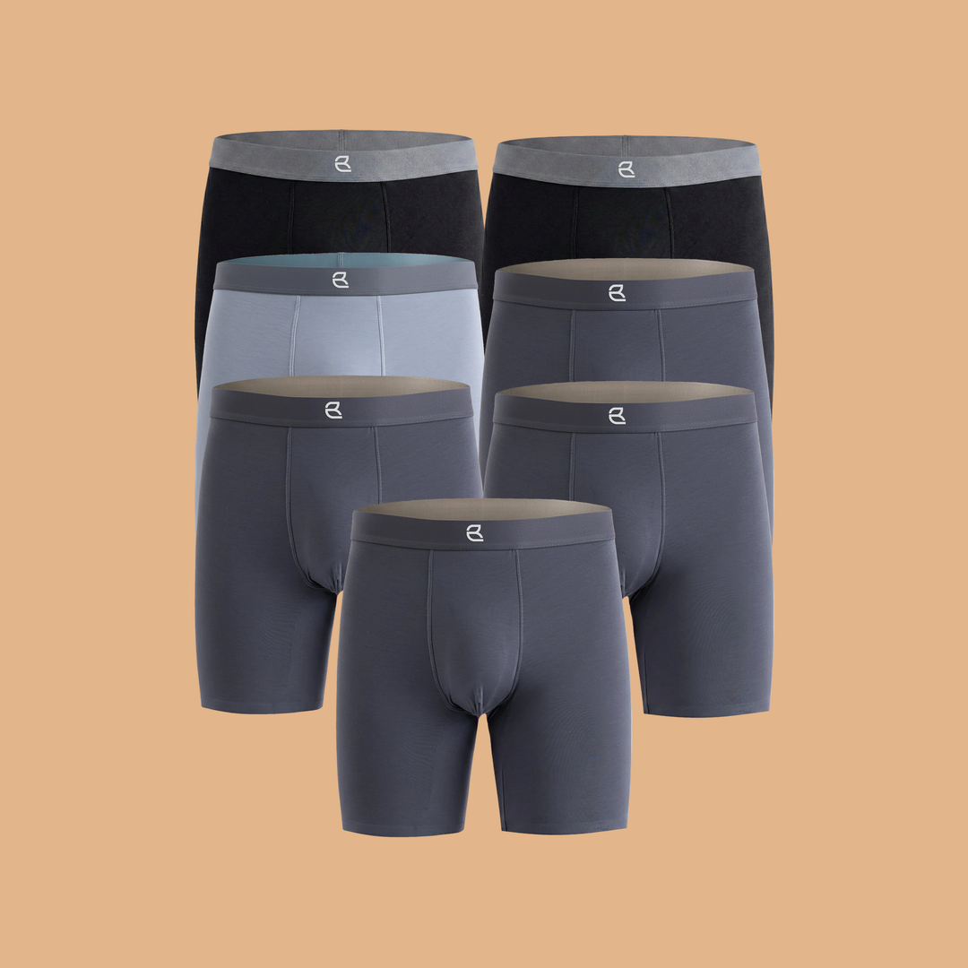 7-Pack Men's Modal Performance Long Boxer Brief