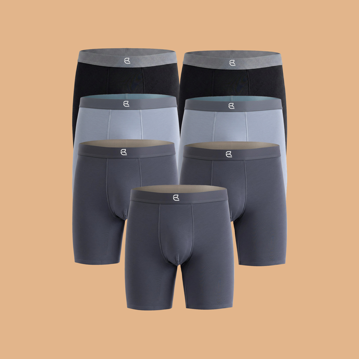7-Pack Men's Modal Performance Long Boxer Brief