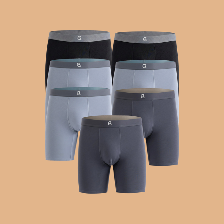 7-Pack Men's Modal Performance Long Boxer Brief