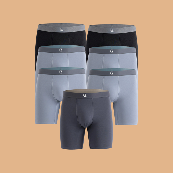 7-Pack Men's Modal Performance Long Boxer Brief
