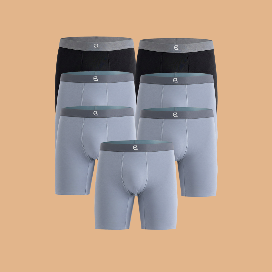 7-Pack Men's Modal Performance Long Boxer Brief