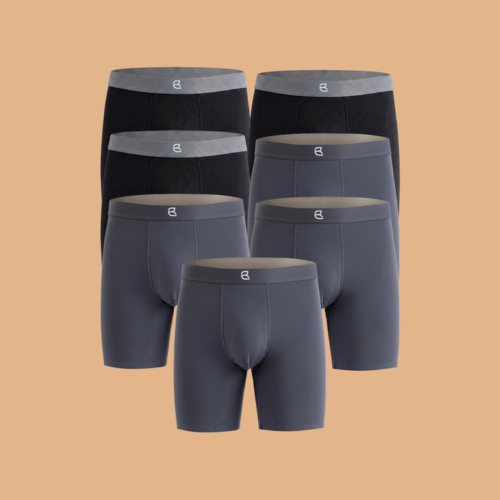 7-Pack Men's Modal Performance Long Boxer Brief