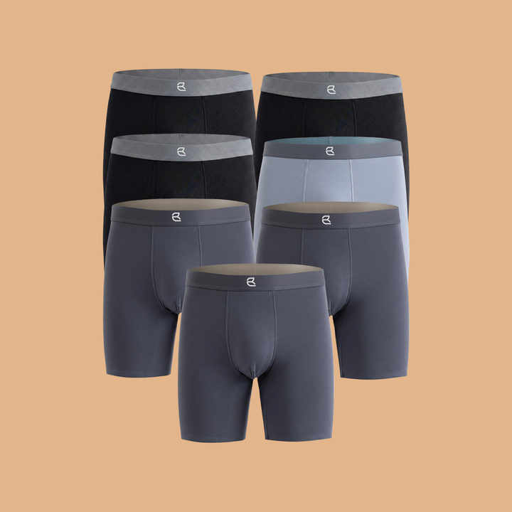 7-Pack Men's Modal Performance Long Boxer Brief