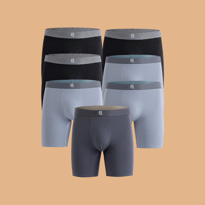 7-Pack Men's Modal Performance Long Boxer Brief