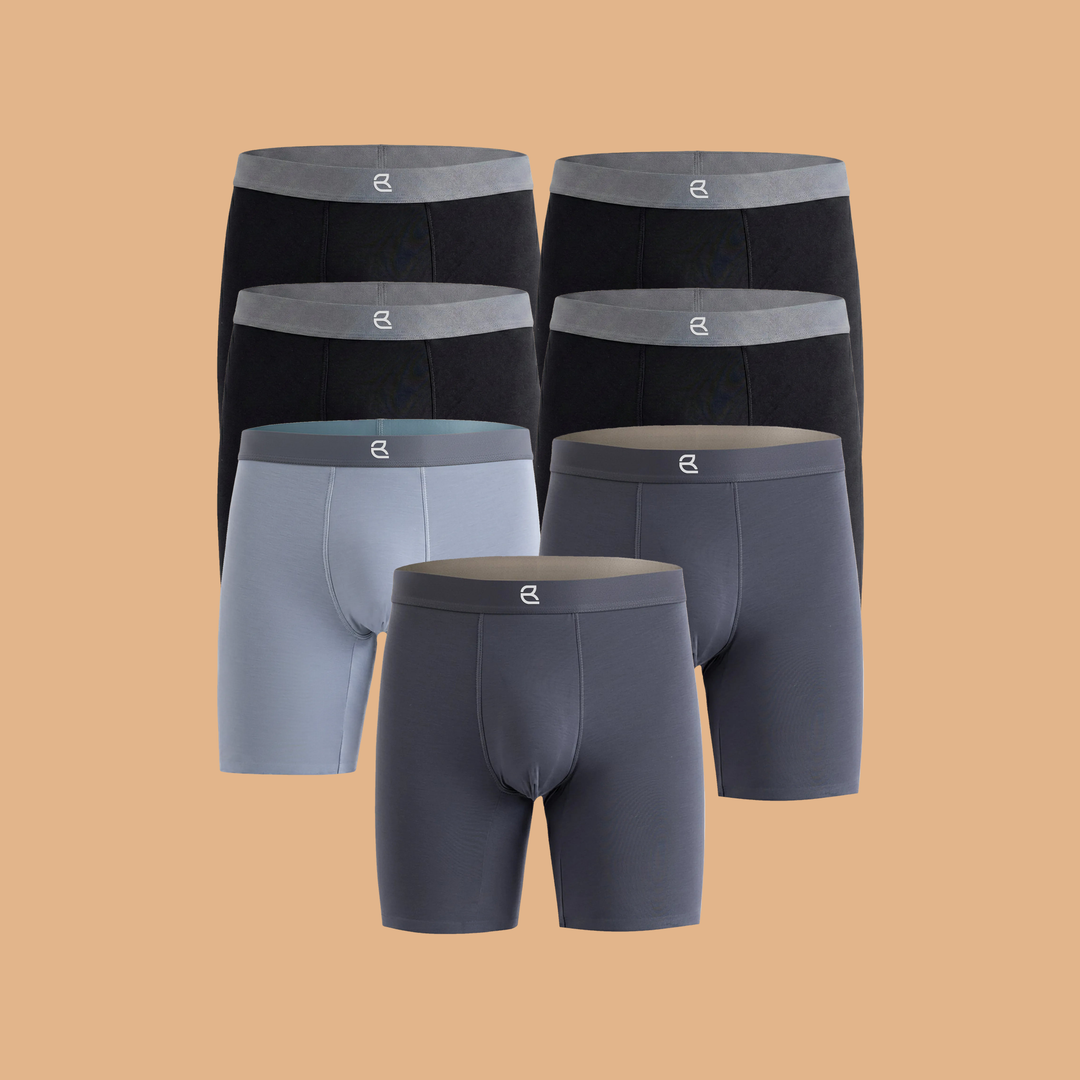 7-Pack Men's Modal Performance Long Boxer Brief