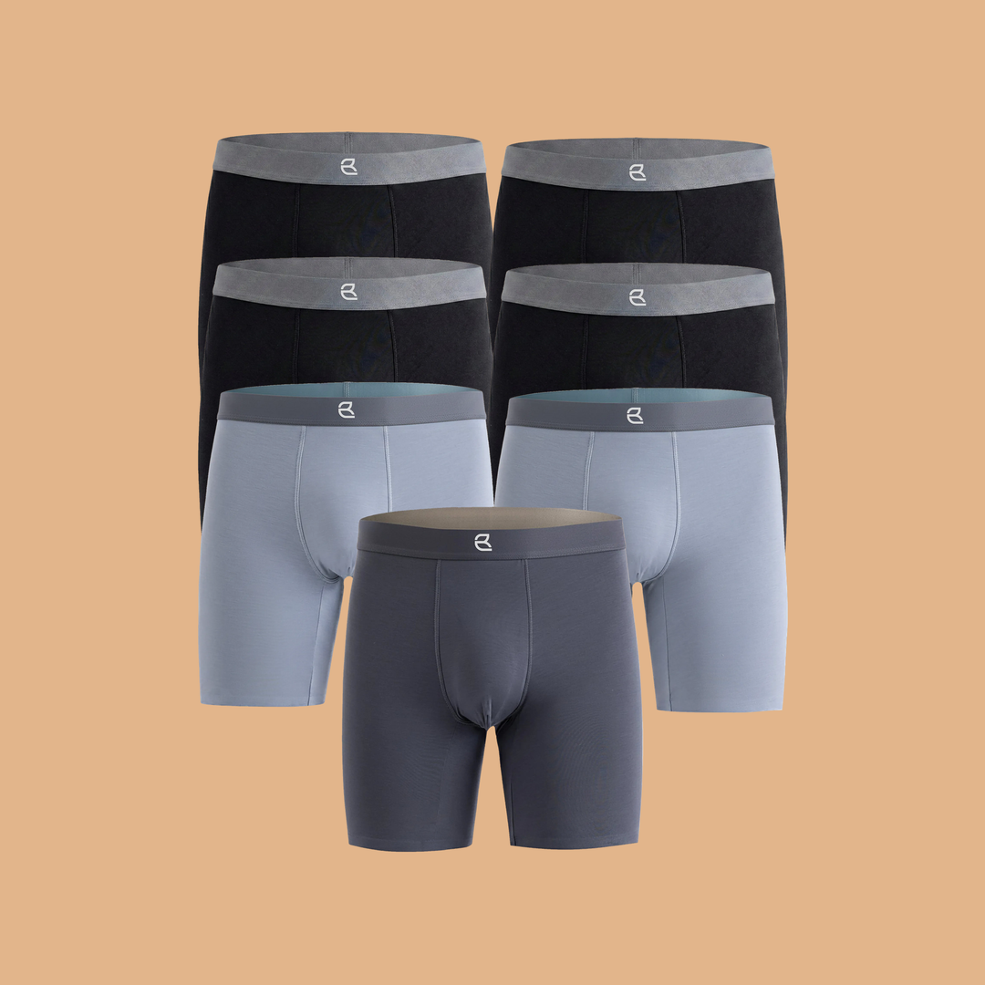 7-Pack Men's Modal Performance Long Boxer Brief