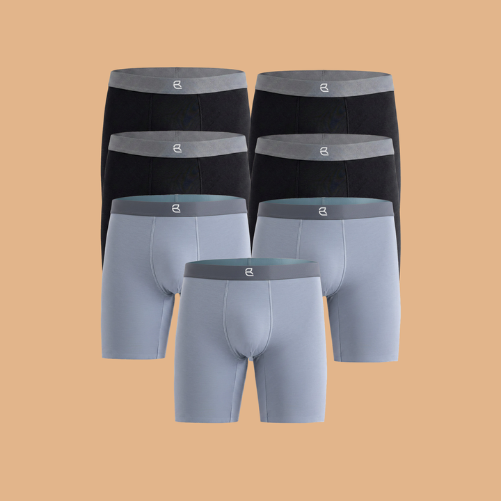 7-Pack Men's Modal Performance Long Boxer Brief
