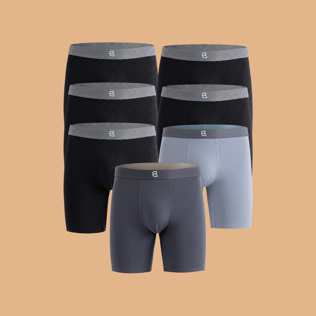 7-Pack Men's Modal Performance Long Boxer Brief
