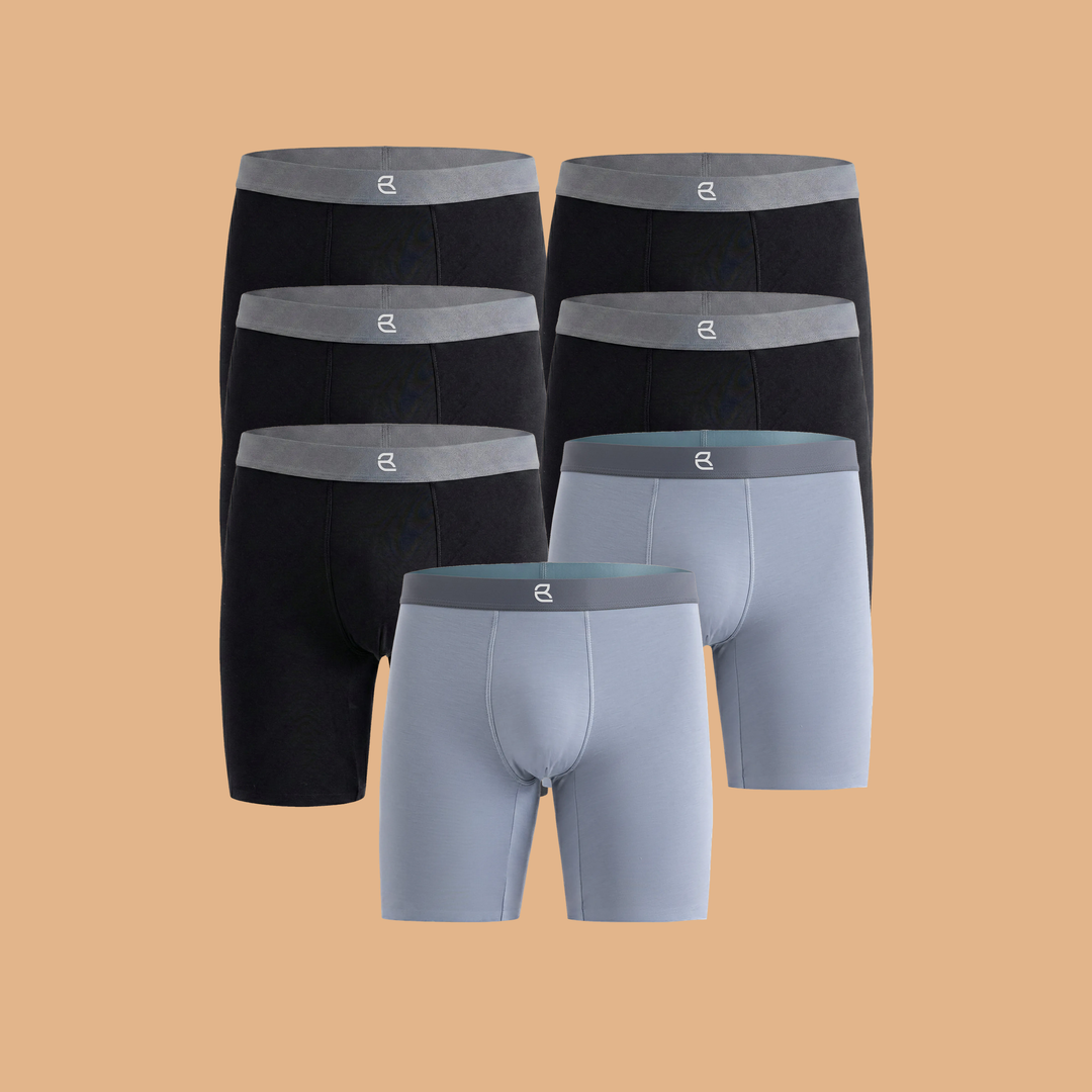 7-Pack Men's Modal Performance Long Boxer Brief