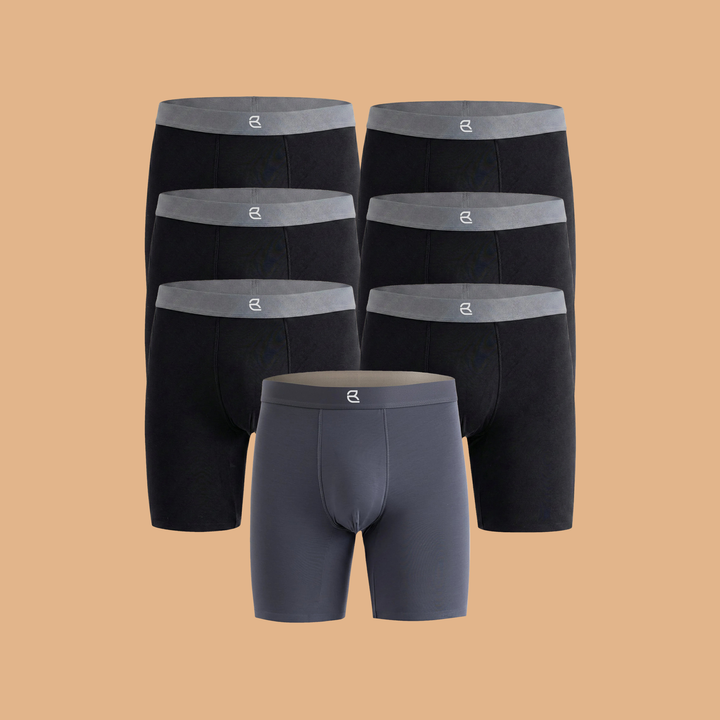 7-Pack Men's Modal Performance Long Boxer Brief