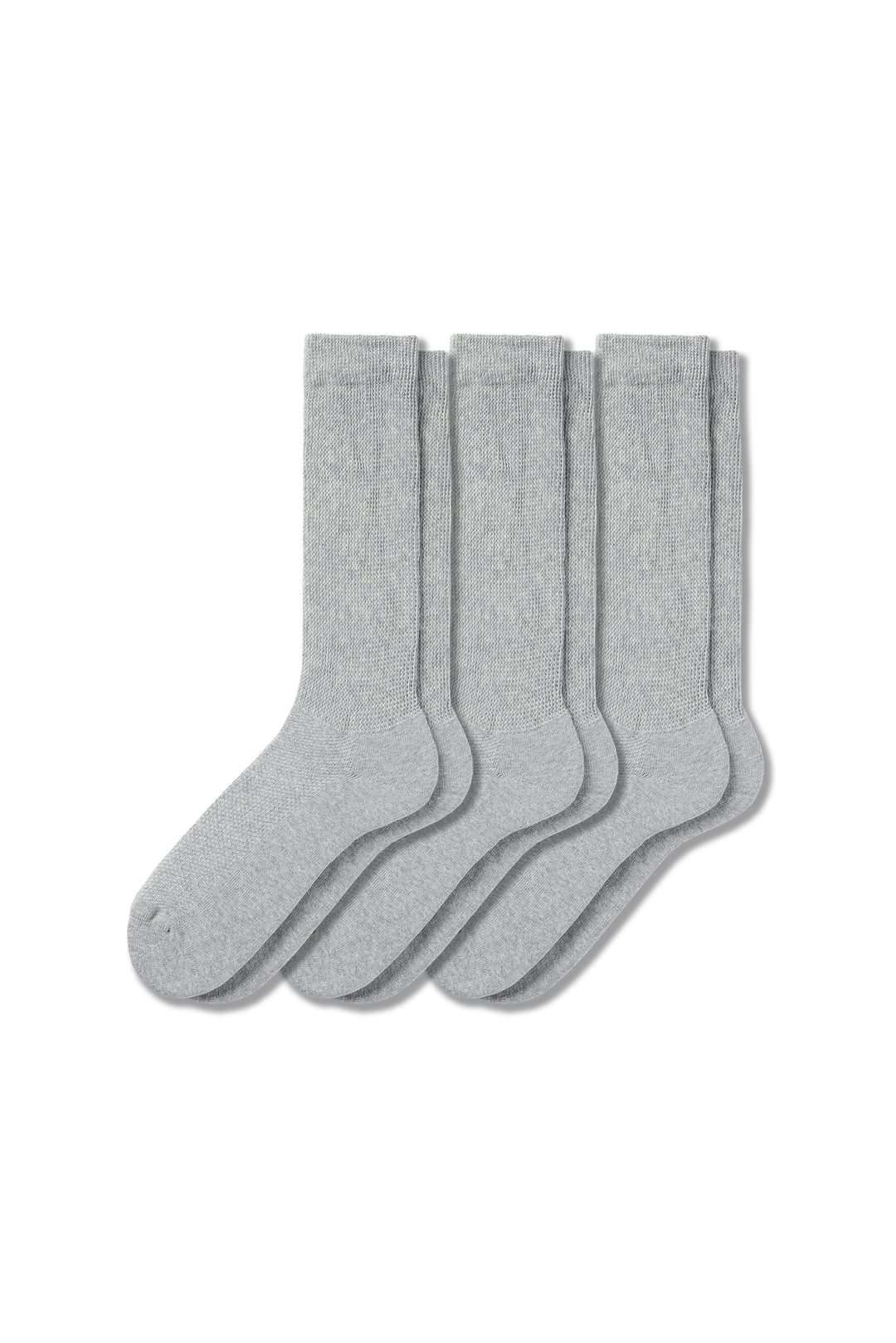 breevar diabetic socks 3 pack gray