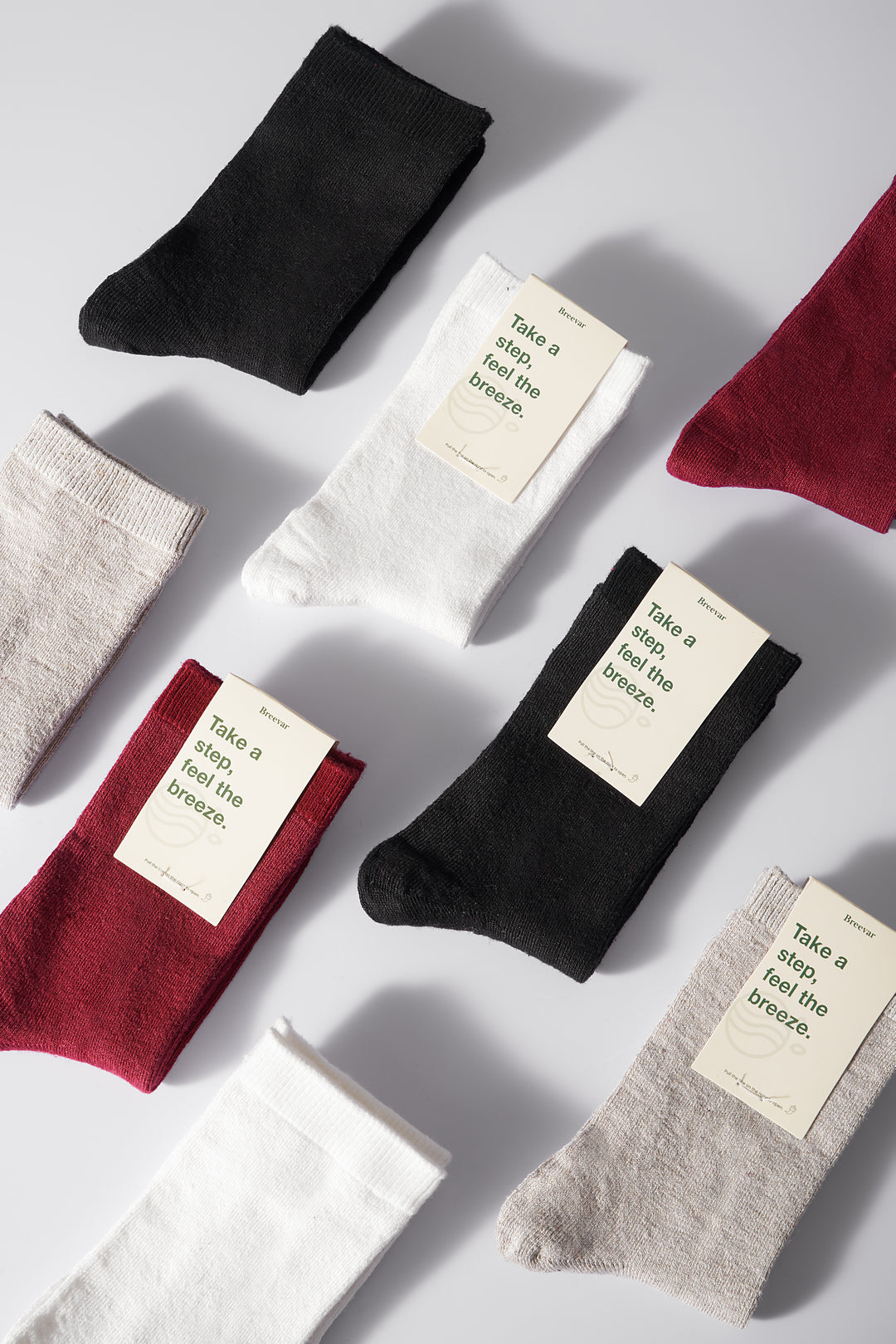 breevar hemp socks set for women